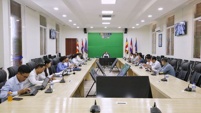 កិច្ចប្រជុំស្តីពី "ការពិនិត្យវឌ្ឍនភាពការងារ និងផែនការបន្តរបស់អង្គភាពក្រោមចំណុះអគ្គនាយកដ្ឋាន និងវិក្រឹតការ"